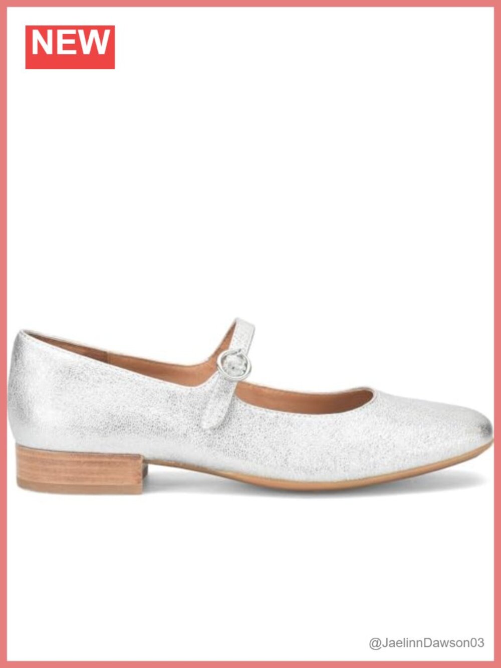 Italian Leather Mary Jane Flats with Adjustable Buckle - Women's Casual Shoes